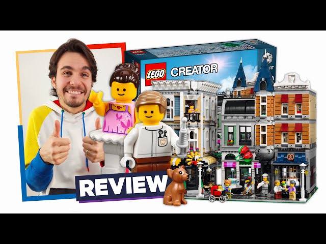 Vídeo relacionado con Vitrina acrílica para Lego 10255, caja expositora a prueba de polvo compatible con Lego Creator Expert Assembly Square, modelo de regalo (3 mm, transparente)