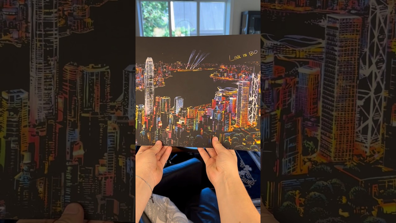 Could you guess the city?🤔 Get scratch art like this in our profile