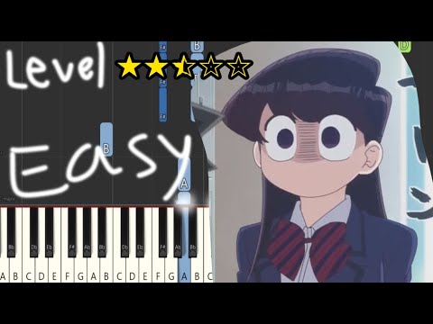 Hikare Inochi - Komi Can't Communicate ED│Easy Piano Tutorial