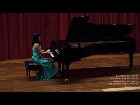 Remi Masunaga, From Rehearsal for Piano Recital (Cancelled due to Typhoon): Debussy and Chopin