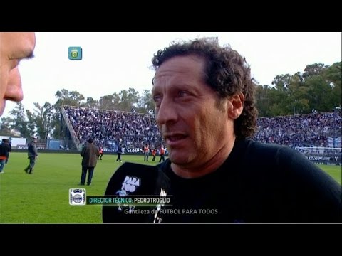 Troglio: "Ímpetu a los empates".  Gimnasia LP 2 - Godoy Cruz 0. Fecha 5. Primera División. FPT.