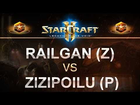 StarCraft 2 - LOTV 2017 - Railgan (Z) v ZiziPoilu (P) on Odyssey