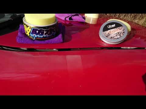 Uber ceramic crystal coating wax vs Soft 99 Water Block Splash type