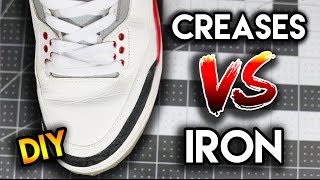 Does Using An Iron Really Get The Creases Out?! | How To Remove Creases From Your Shoes