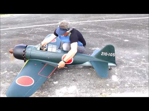 Zéro A6M5 Top Rc 2,36m ; Saîto FG90 R3