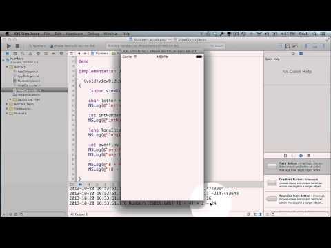 6 Xcode - Numbers in Objective-C for iOS 7 apps