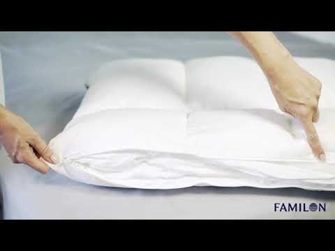 Watch video Familon Lokerikko Organic neck support pillow