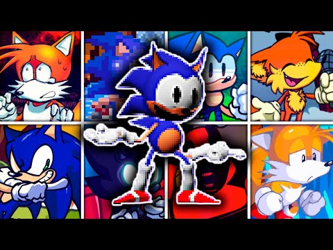 Trinity but Different Sonic Characters Sings BUT WITH AI 🐱 (Vs. Rewrite) - FNF Cover