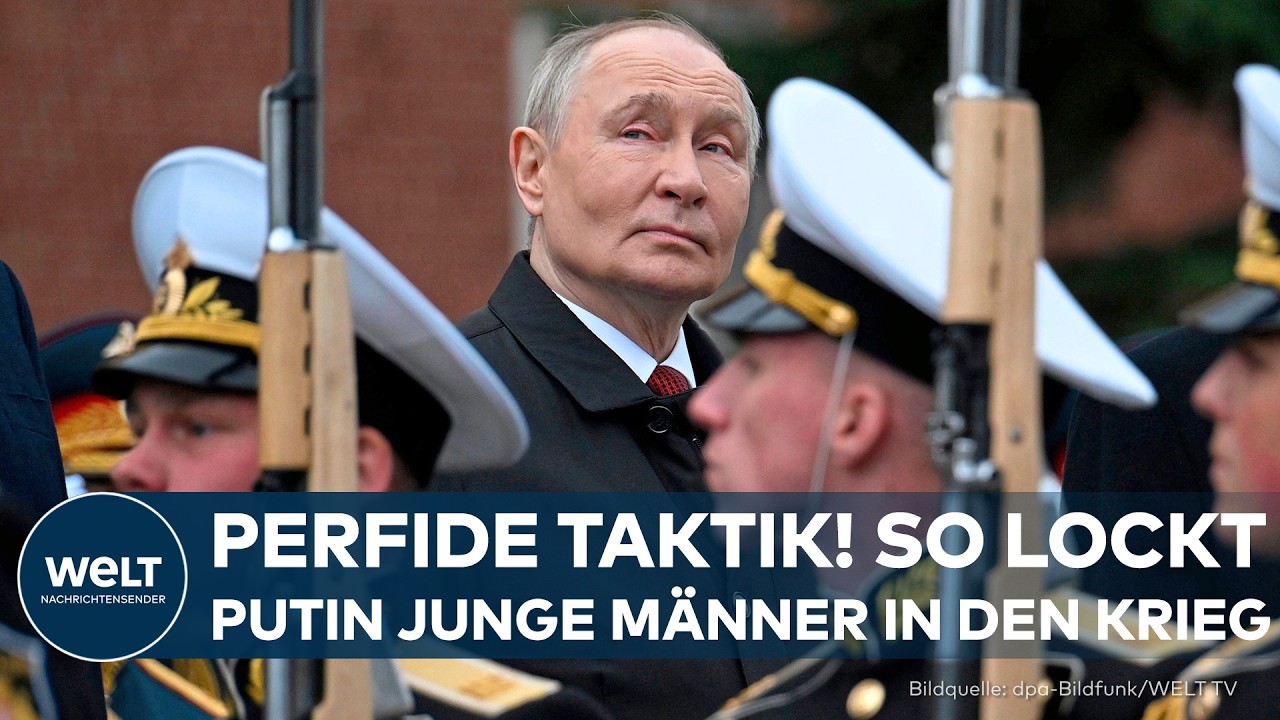 RUSSLANDS KRIEG: Perfide Taktik! So will Wladimir Putin junge Männer in die Schlacht locken!