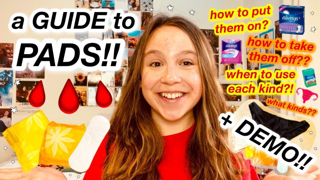 Watch video A GUIDE TO PADS!! // how to put on EVERY KIND OF PAD + when you should use each kind!! + DEMO :) Now A GUIDE TO PADS!! // how to put on EVERY KIND OF PAD + when you should use each kind!! + DEMO :)