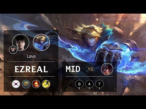 Ezreal Mid vs Akali - KR Challenger Patch 9.16
