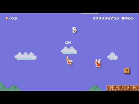 [YTP] Mario goes CRAZY!!! by King Noob ~SUPER MARIO MAKER~ NO COMMENTARY 1AP