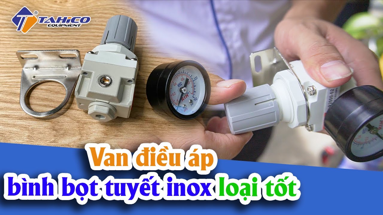 Van điều áp bình bọt tuyết inox rửa xe loại tốt 13