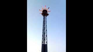 preview picture of video 'Башня свободного падения, Мариуполь, Экстрим парк ➨Tower freefall, Mariupol, Extreme Park'