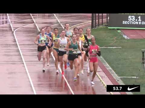 Girls 800 Run GARMIN Championship Section 6 - Nike Outdoor Nationals 2025 [Full Race Replay]