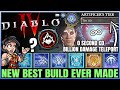 Diablo 4 - New Best OP MASTERPIECE Sorcerer Build Found - FAST 1 Shot Teleport - Skills Gear Guide!