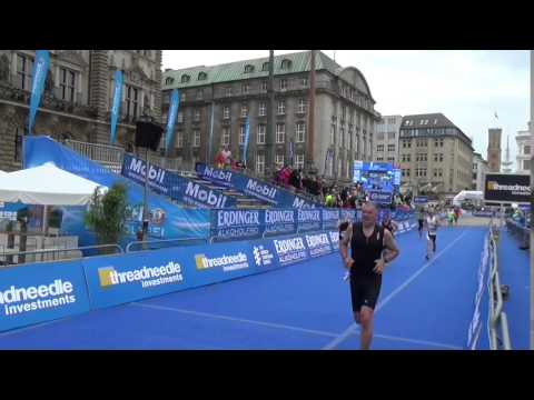 ITU World Triathlon Series Hamburg, 2014. Celebrating with my teamates
