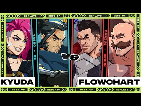 2XKO ▰ KYUDA (Yasuo - Vi) vs FLOWCHARTKEN (Darius - Braum) ▰ RUNETERRA RUMBLE #1 Grand Final ▰