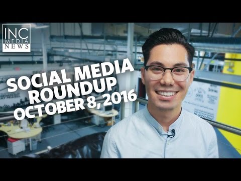 Social Media Roundup 10/08/2016