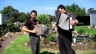 Do What You Do Do Well Boy - Garden Footage! (Piano Accordion & Button Accordion Duet)