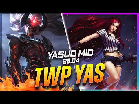 TheWanderingPro - Yasuo vs Katarina MID Patch 26.4 - Yasuo Gameplay