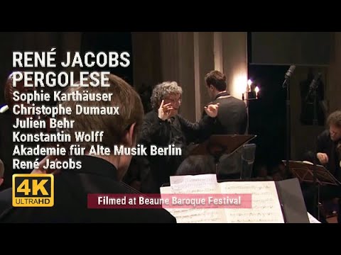 René Jacobs conducts sacred works by Giovanni Battista Pergolesi