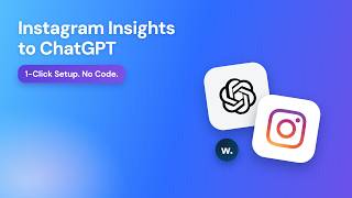 Instagram Insights to ChatGPT: 60-Second Setup (No Code, 3 Steps)
