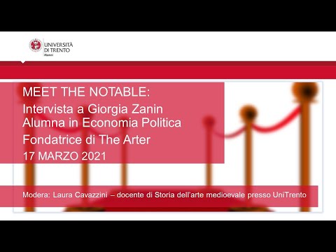 Meet The Notable: intervista a Giorgia Zanin - 17 marzo 2021