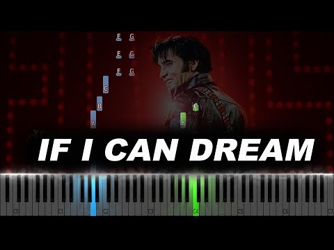Elvis Presley - If I Can Dream Piano Tutorial