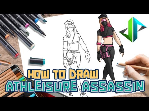 [DRAWPEDIA] HOW TO DRAW ATHLEISURE ASSASSIN SKIN from...
