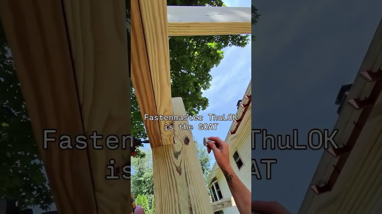 Yes, this is code compliant: ThruLOK by FastenMaster ✅ #shorts