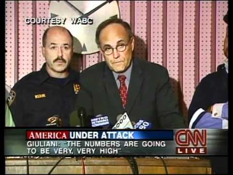 CNN 9/11 LIVE TV Coverage 10:00 P.M - 10:15 P.M