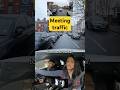 MEETING TRAFFIC Driving Mock Test Fail Traffic Road Car Learn Howto Pass
