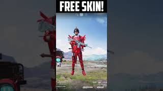 how to get this free skin in pubg mobile 👀