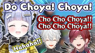 【Vspo/Eng Sub】Kuromu is treated like a baby by Kuzuha and Lauren.