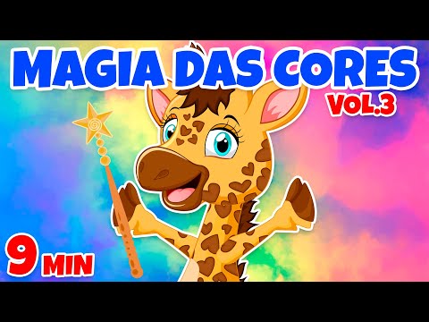 Magia das Cores [clipe infantil] Vol. 3 - Giramille 9 min | Desenho Animado Musical