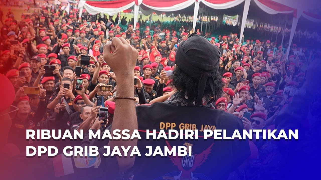 Lautan Massa GRIB JAYA di Pelantikan DPD Jambi