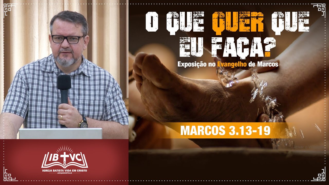 É LÍDER NA IGREJA? ENTÃO TENHA CUIDADO! (Servir ou ser servido?) - MARCOS 3.13-19