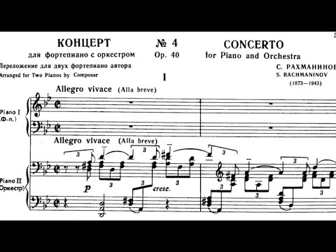 Rachmaninov plays Piano Concerto No.4 Op.40 (Rachmaninov/Ormandy | 1940)
