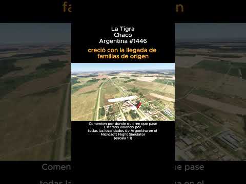 La Tigra, Chaco desde el Microsoft Flight Simulator #latigra #chaco #msfs #argentina