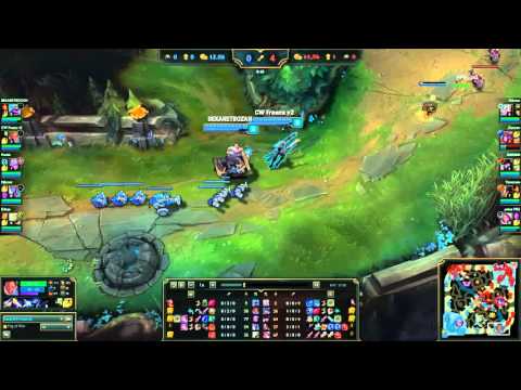 LoL: Freeze Lucian vs Caitlyn ADC SEASON2016 Apr 2016