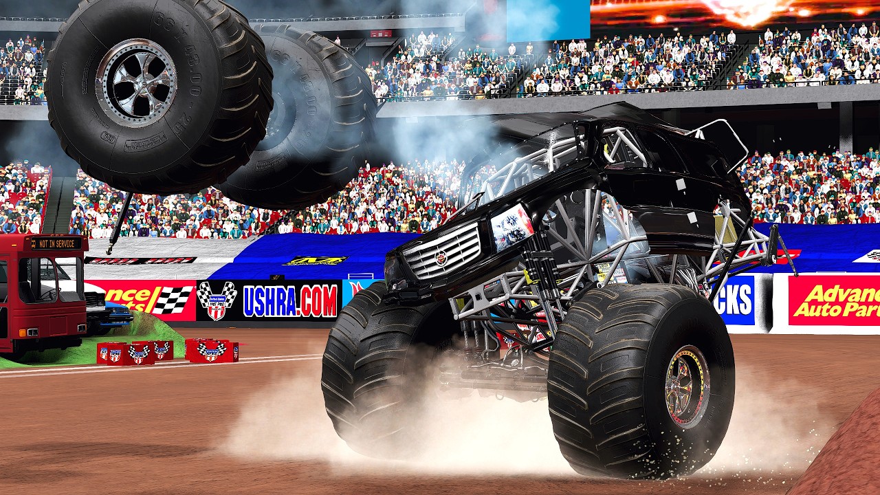 Crashes and Saves #70  I  BeamNG.Drive Monster Jam