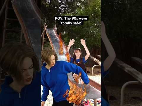 POV: The #90s were “totally safe.” #90skids #nostalgia #millennials