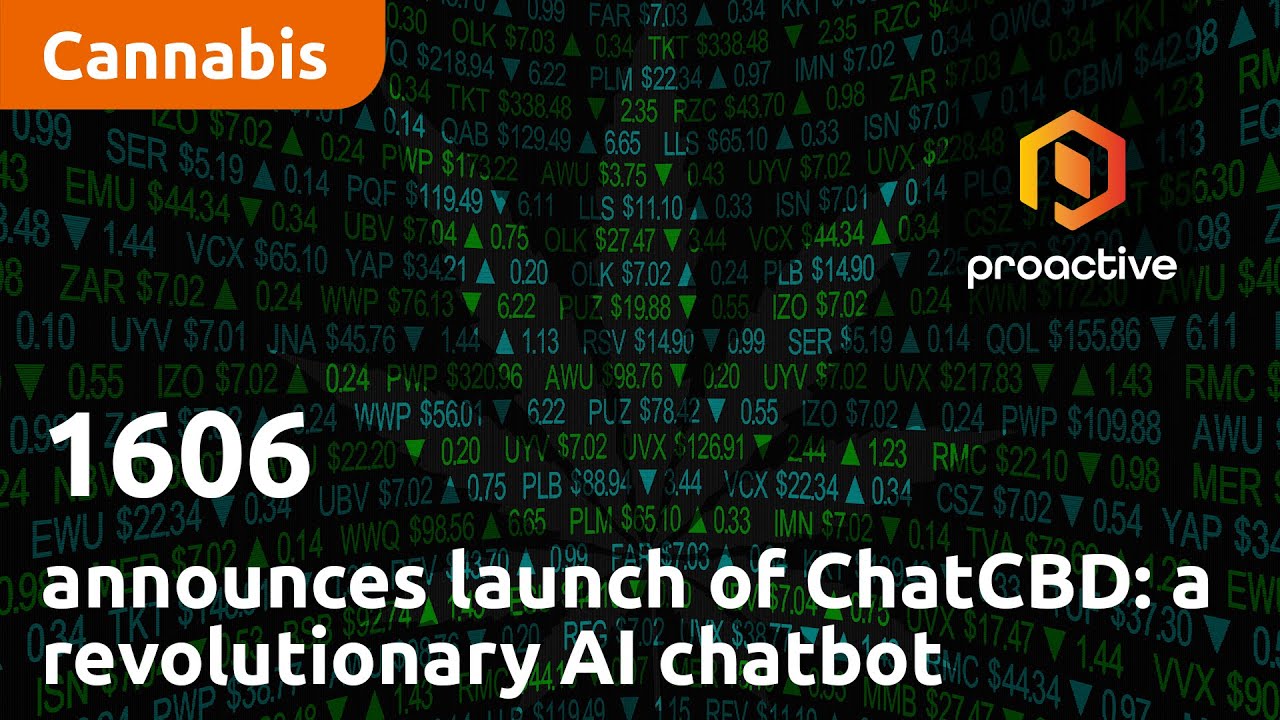 1606 announces Launch of ChatCBD: Revolutionary AI Chatbot to Enhance Customer Experiences