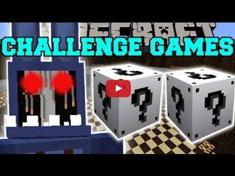 Minecraft: OLD BONNIE CHALLENGE GAMES - Lucky Block Mod - Modded Mini-Game