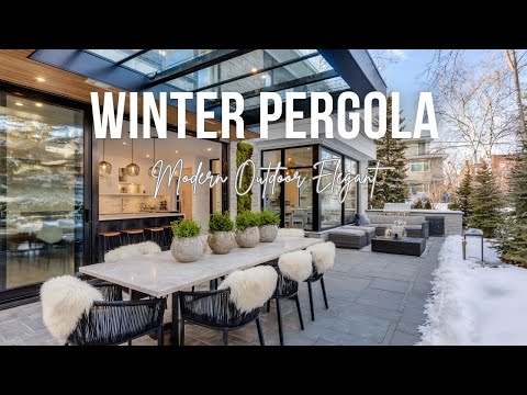 Luxury Winter Pergola and Patio Concepts 2026 with Modern Outdoor Elegant Flow