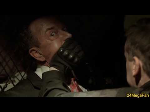 Bauer interrogates Logan after kidnapping - 24 season 8