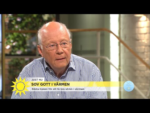 Expertens bästa tips - så sover du bäst i värmen - Nyhetsmorgon (TV4)