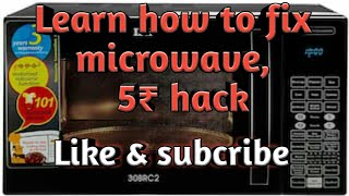 Microwave working but not heating food! Microwave running but not heating.