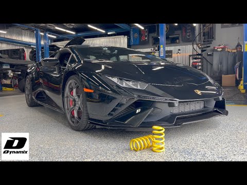2023 Lamborghini Huracan Tecnica Gets Novitec Lowering Springs!! Full Install!!